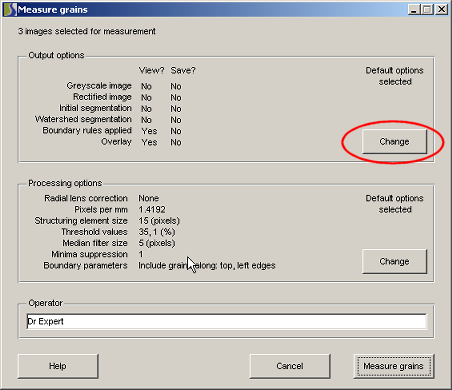 The measure grains dialogue